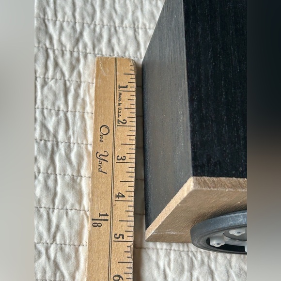 Joseph A. Collection Rotating Wooden Desk Organizer "STUFF" Pen/Pencil Holder - Picture 6 of 6